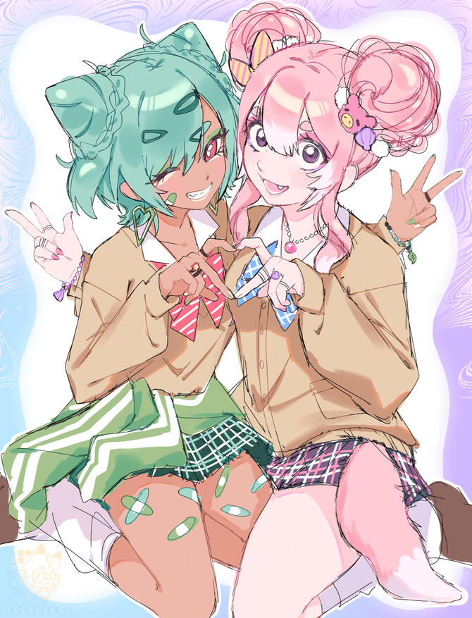 Gyaru Bulbasaur & Slowpoke