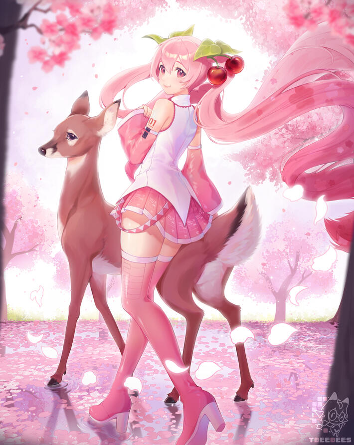 Sakura Miku (Nara Park)